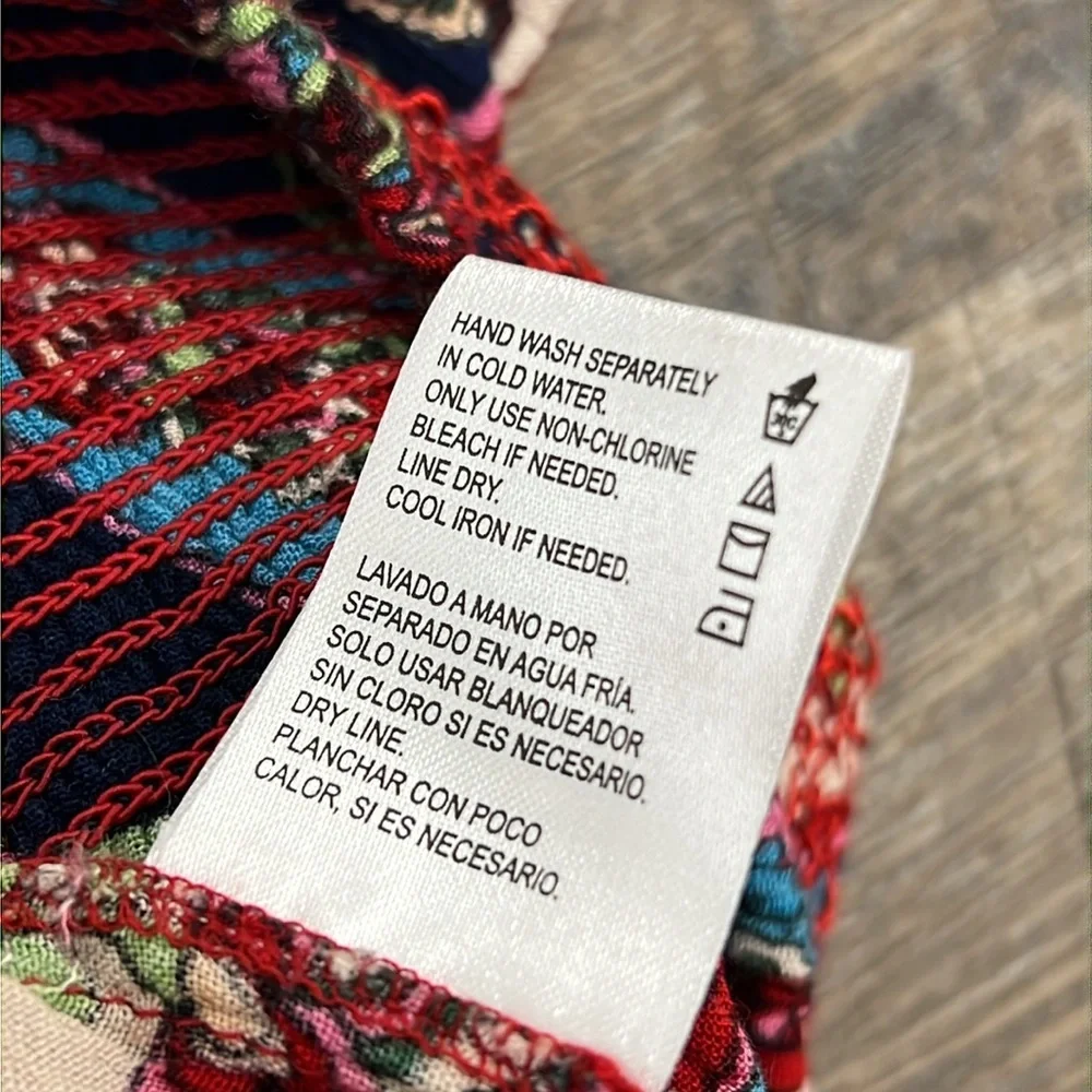 Patrons of Peace Smocked Waist Crotchet Trimmed Shorts XS